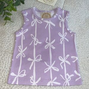 NWT The Beaufort Bonnet Company Tay Tay Tank Top Lavender 0-6M TBBC